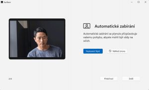 Studiové efekty Surface Laptop Studio 2