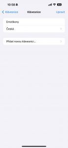 Návod, jak si ověřit klávesnice v iOS