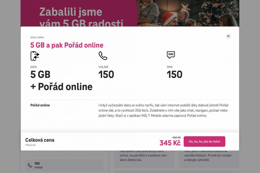 Vánoční tarif od T-Mobilu