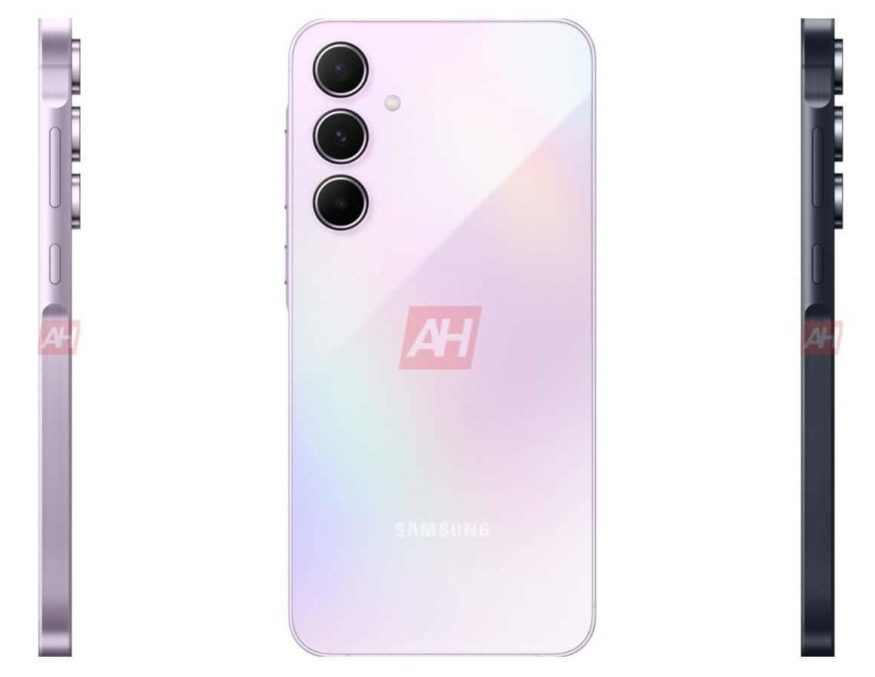 Samsung Galaxy A55 na tiskovém snímku