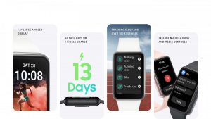 Galaxy Fit 3 na tiskovém snímku