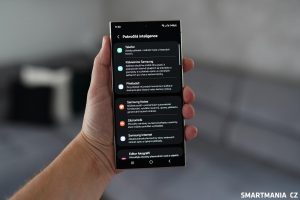 Nastavení umělé inteligence ve smartphonu Samsung Galaxy S24 Ultra