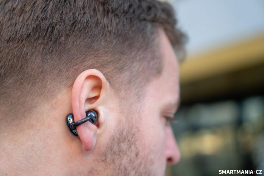 Bezdrátová sluchátka Huawei FreeClip „v uchu“