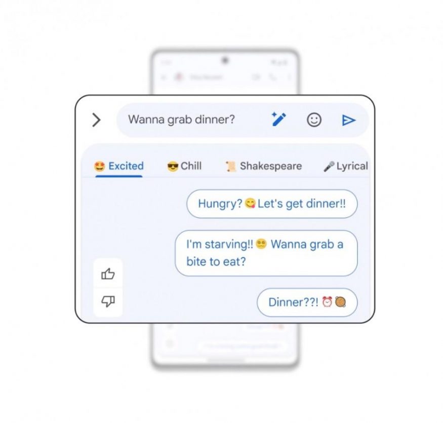 Funkce Magic Compose v aplikaci Google Zprávy