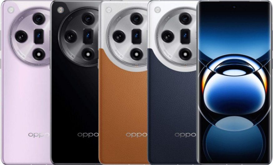 Oppo Find X7 ve čtyřech barevných variantách