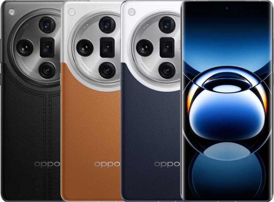 Oppo Find X7 Ultra ve všech barevných variantách
