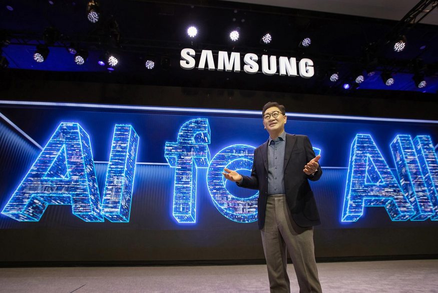Tisková konference Samsungu na veletrhu CES 2024