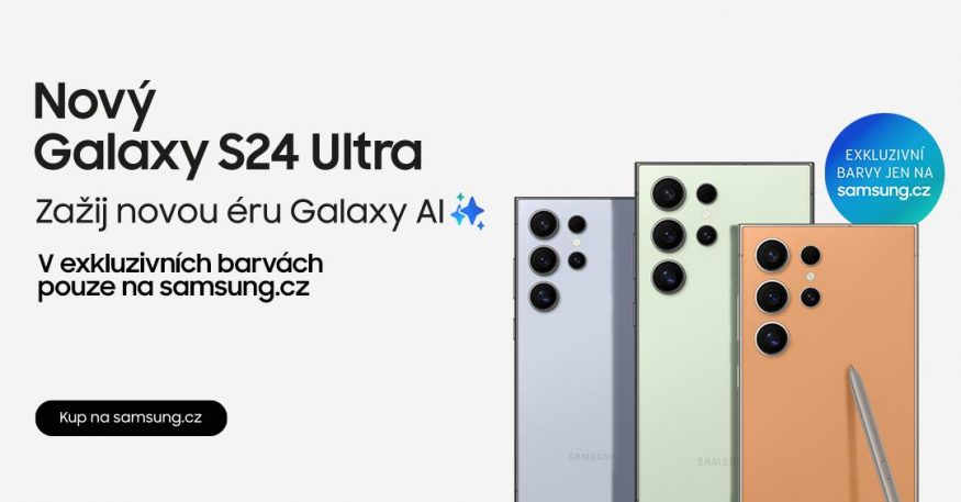 Exkluzivní barvy Galaxy S24 Ultra