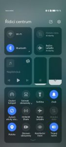Screenshot ze systému telefonu Honor Magic 6 Lite