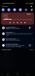 Ovládání multimédií umí zobrazit album art