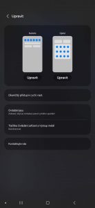 Ovládání zařízení a Výstup médií lze nezobrazovat jen teoreticky