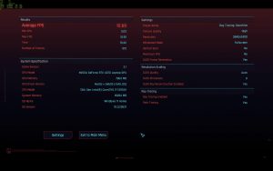 Benchmark Cyberpunk 2077