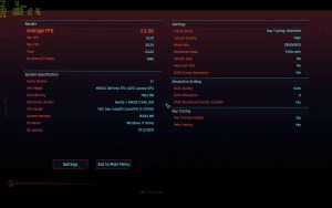 Benchmark Cyberpunk 2077