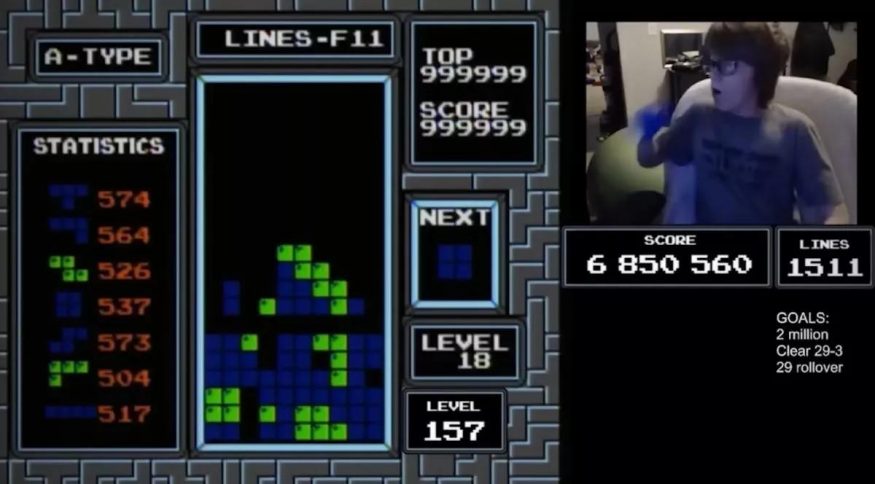 Pokoření hry Tetris z roku 1989