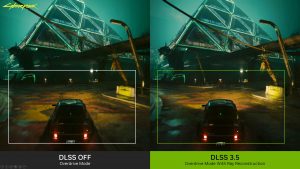 DLSS 3.5 Ray Reconstruction zlepšuje Cyberpunk 2077 plný Ray Tracing