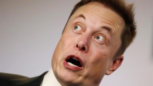 Elon Musk viditelně překvapen