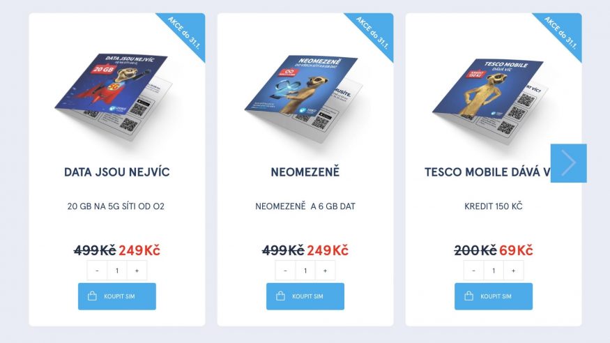 Akce Tesco Mobile Akce Tesco Mobile