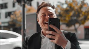 Usmívající se Elon Musk (ilustrační obrázek)