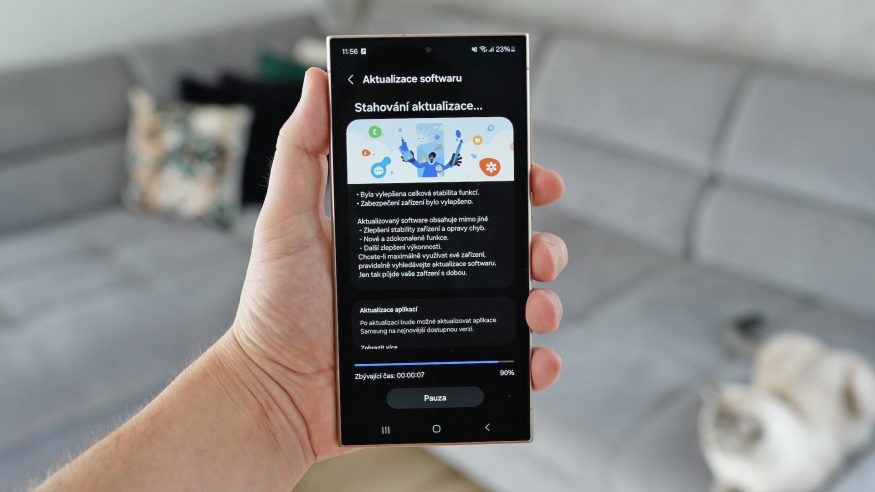 První aktualizace pro řadu Galaxy S24 právě dorazila!
