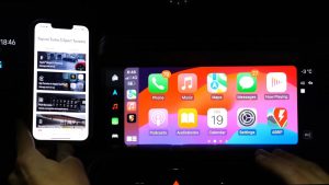 Apple CarPlay Plus v novém Porsche Taycan
