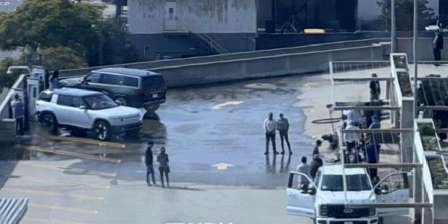 Rivian R2 Rivian R2 při natáčení v Los Angeles
