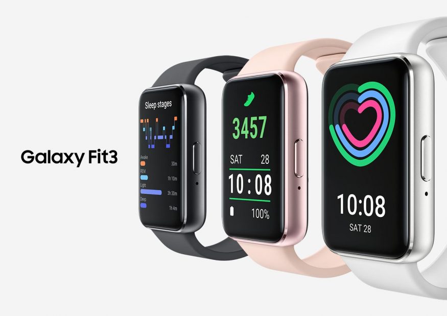Samsung Galaxy Fit 3 na oficiálním tiskovém snímku