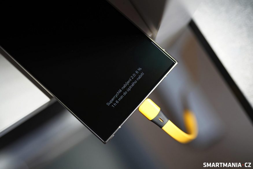 Samsung Galaxy S24 Ultra a rychlé nabíjení