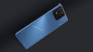 Zenfone 11 Ultra na tiskovém snímku v modré barvě