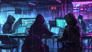 Skupina hackerů (ilustrační obrázek)