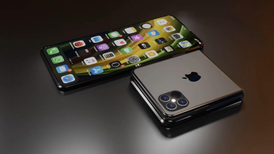 Koncept ohebného zařízení iPhone