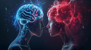 Mozek muže a ženy (ilustrační snímek)