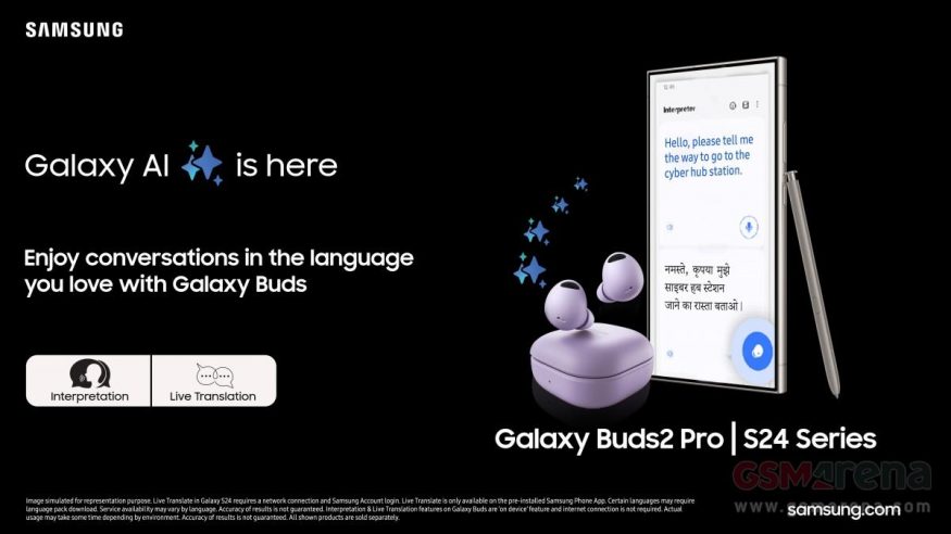 Umělá inteligence na sluchátkách Galaxy Buds