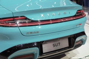 Detail na zadní část Xiaomi SU7