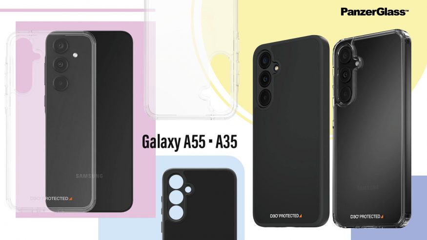 Příslušenství Panzer Glass pro telefony Samsung Galaxy A55 a A35