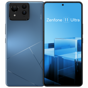 Asus Zenfone 11 Ultra v modré barvě na oficiálním snímku