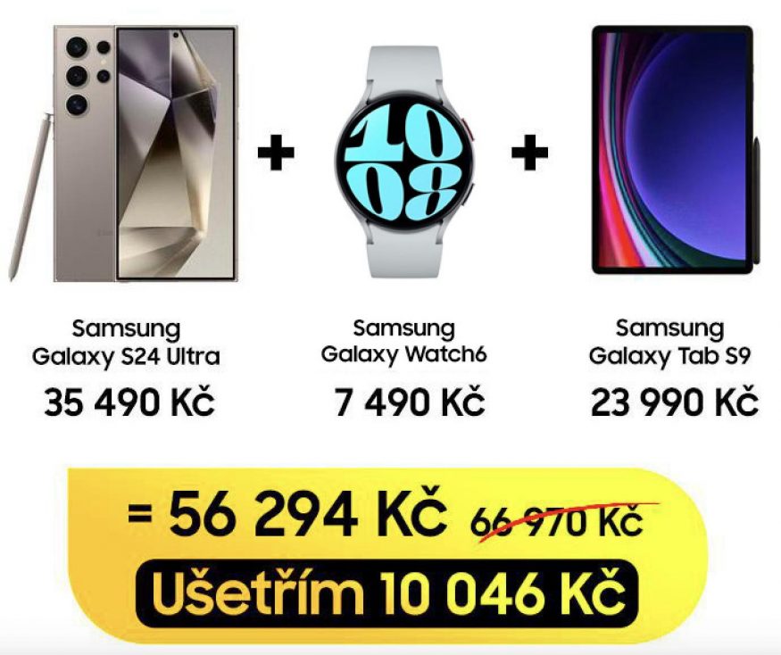 Slevová akce na produkty Samsung