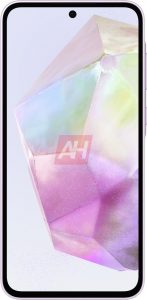 Galaxy A35 ve fialové barvě