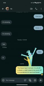 Efekty emoji v aplikaci Zprávy od Google