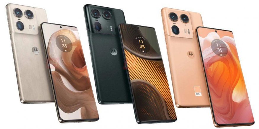 Motorola Edge 50 Ultra na uniklém tiskovém snímku