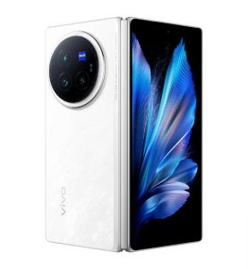 Ohebný smartphone Vivo X Fold 3 Pro v bílé barvě