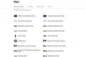 Nový web Apple s příručkami a specifikacemi