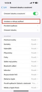 Návod, jak deaktivovat obchody třetích stran v iOS 17.4