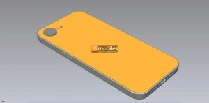 iPhone SE 4. generace, snímky CAD