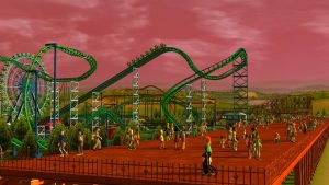 Screenshot ze hry RollerCoaster Tycoon 3