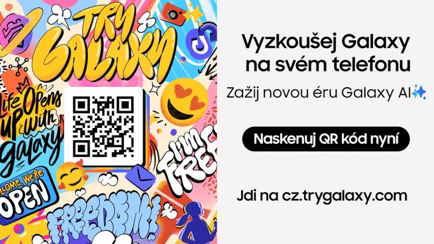 Vyzkoušejte si Galaxy AI! Stačí naskenovat QR kód…