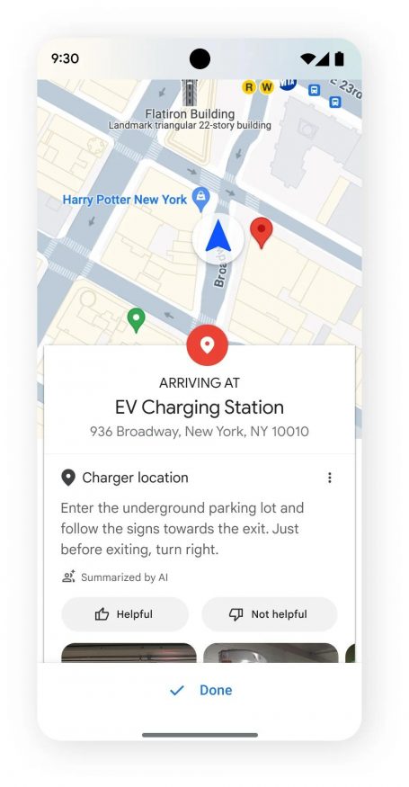 Nové funkce v Google Mapách pro majitele elektromobilů