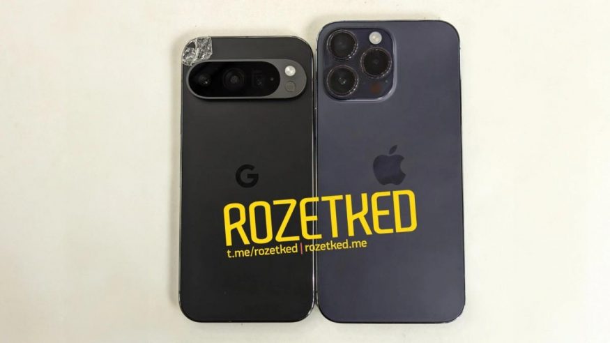 Google Pixel 9 Pro v porovnání s iPhonem 15 Pro Max