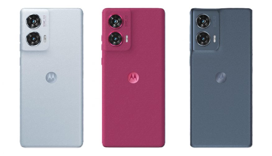 Motorola Edge 50 Fusion barvy Motorola Edge 50 Fusion ve všech barvách na tiskovém snímku