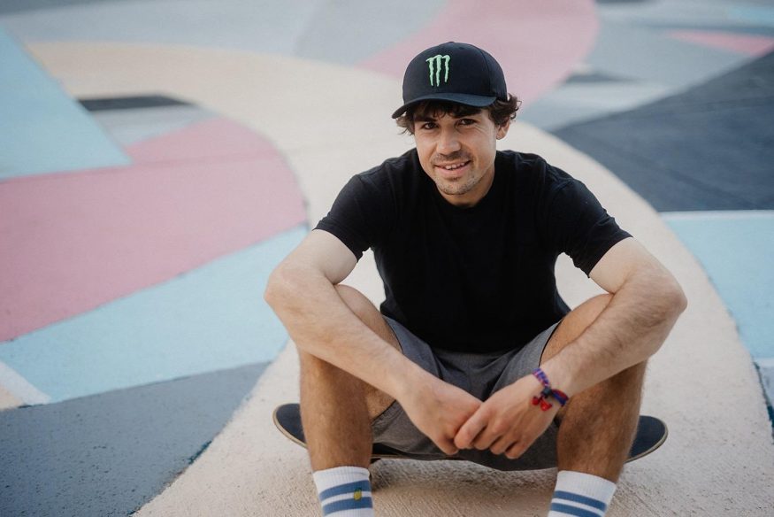 Slovenský skateboardista Richard Tury