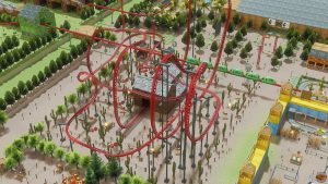 Hra RollerCoaster Tycoon 3 s modifikacemi RTX Remix